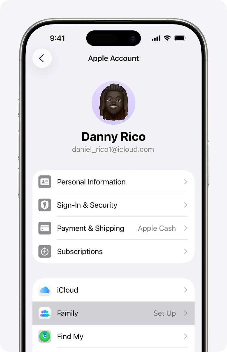 How To Set Up Family Sharing