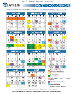 Broward County Schools Calendar 27-28: What Every Parent and Student Needs to Know