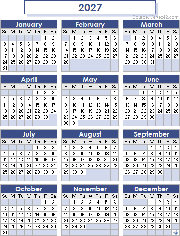 Your Ultimate Guide to the General Blue Calendar 2027: Plan Smarter, Not Harder