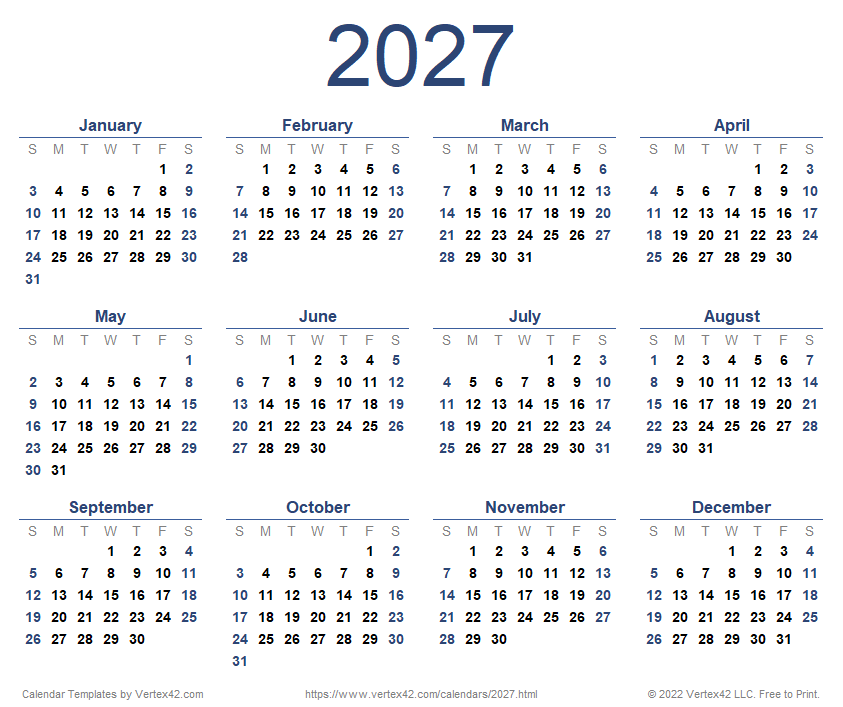 Images of Calendars 2027: The Ultimate Visual Guide to Planning Your Year