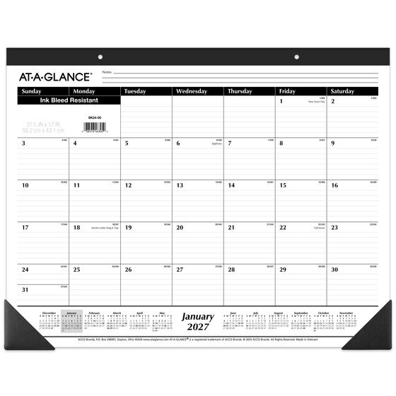 The Essential Guide to Choosing Your Large Desk Calendar 2027