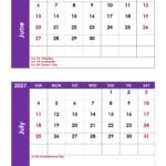 June And July 2027 Calendar Printable: Plan Smart, Live Better
