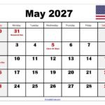 May 2027 Calendar with Holidays Printable: Your Ultimate Planning Companion