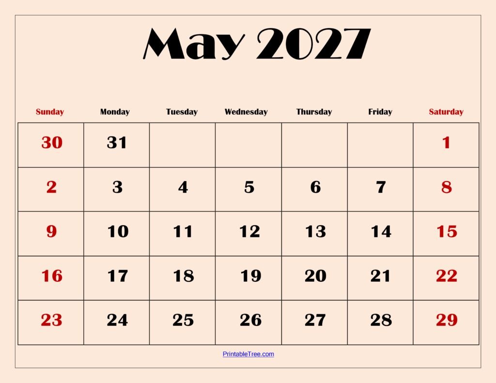 May 2027 Calendar Images: Your Ultimate Guide to Planning and Printables
