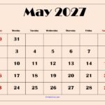 May 2027 Calendar Images: Your Ultimate Guide to Planning and Printables