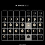 Moon Phase Calendar October 2027: Your Ultimate Guide to Lunar Magic