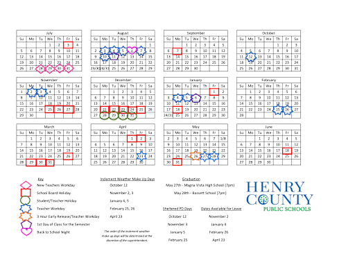 Henry County Schools Calendar 27-28: What You Need to Know