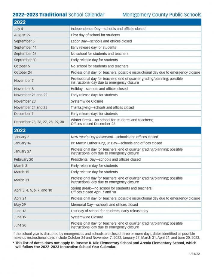 Navigating the MCPS Calendar 27–28: What Every Parent and Student Needs to Know