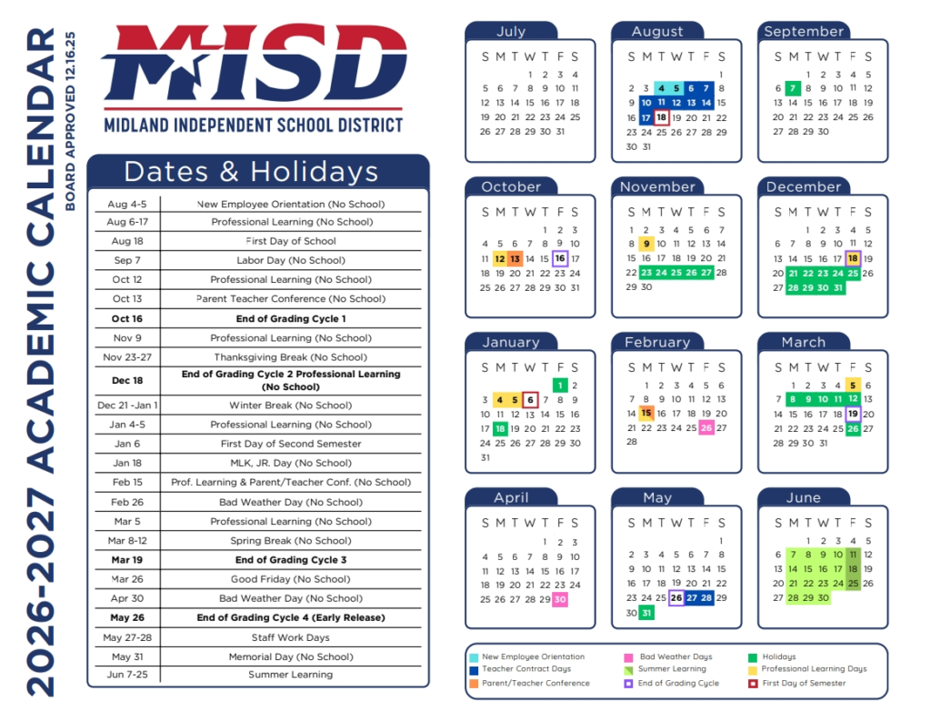 Your Ultimate Guide to the MISD Calendar 27-28: What to Expect and How to Prepare
